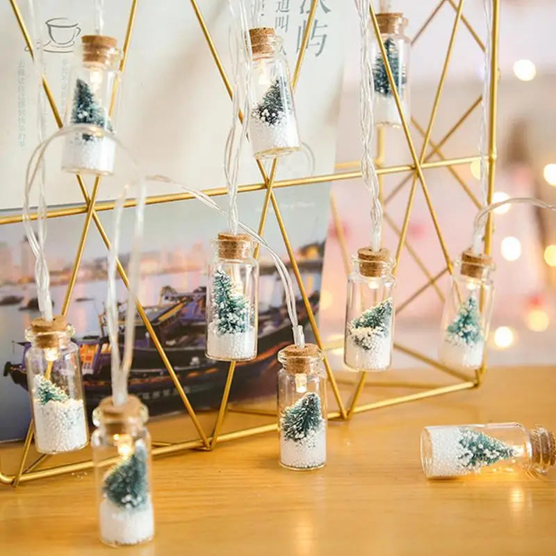 Christmas Bottle Cork String Lights