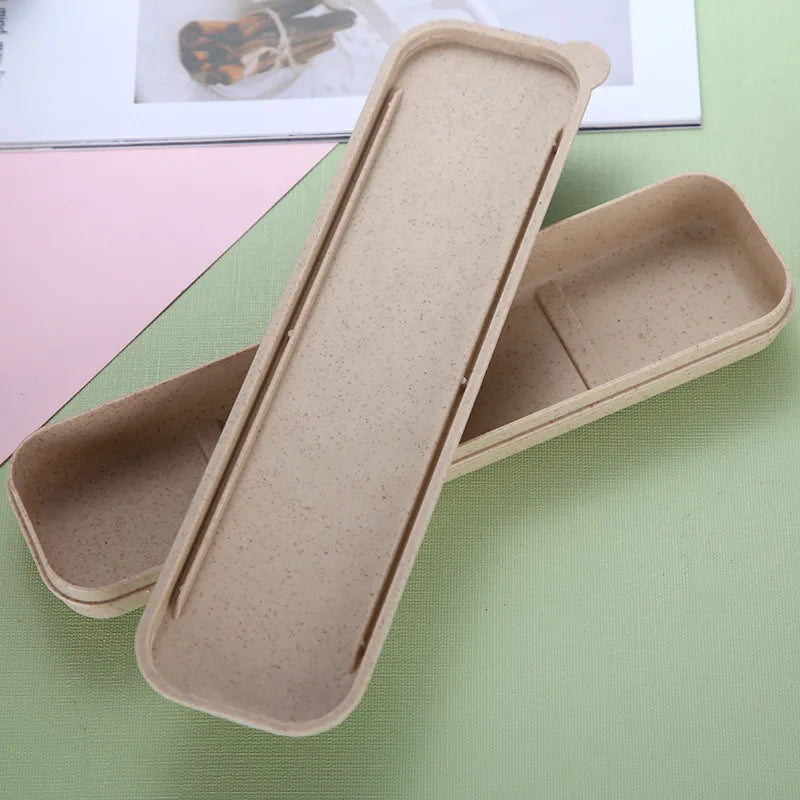 Wheat Straw Cutlery with Case