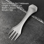 Load image into Gallery viewer, Titanium Camping Utensils
