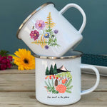 Load image into Gallery viewer, Flower Print Mugs
