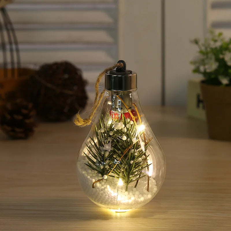 LED Christmas Bulb Ornaments