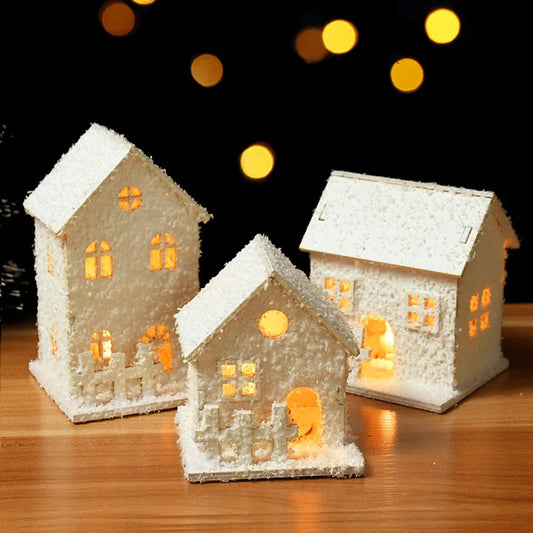 LED Wooden Christmas House