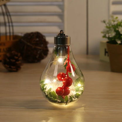 LED Christmas Bulb Ornaments