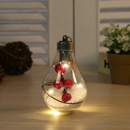 LED Christmas Bulb Ornaments