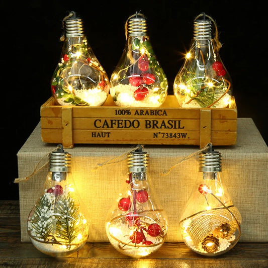 LED Christmas Bulb Ornaments