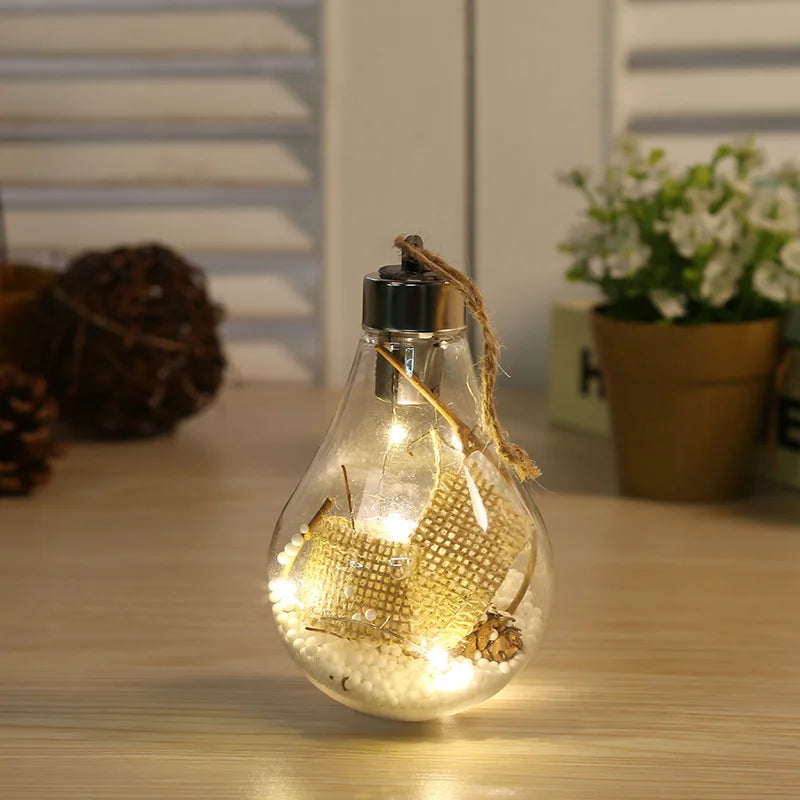 LED Christmas Bulb Ornaments