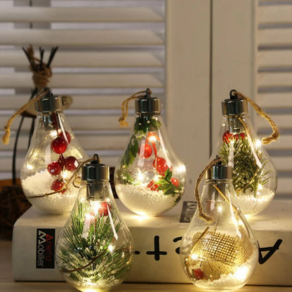 LED Christmas Bulb Ornaments