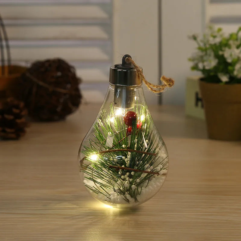 LED Christmas Bulb Ornaments