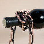 Load image into Gallery viewer, Iron Chain Wine Rack
