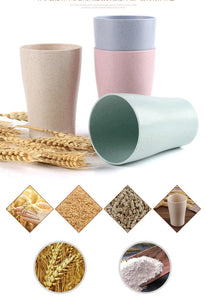 Wheat Straw Drinking Cup Set