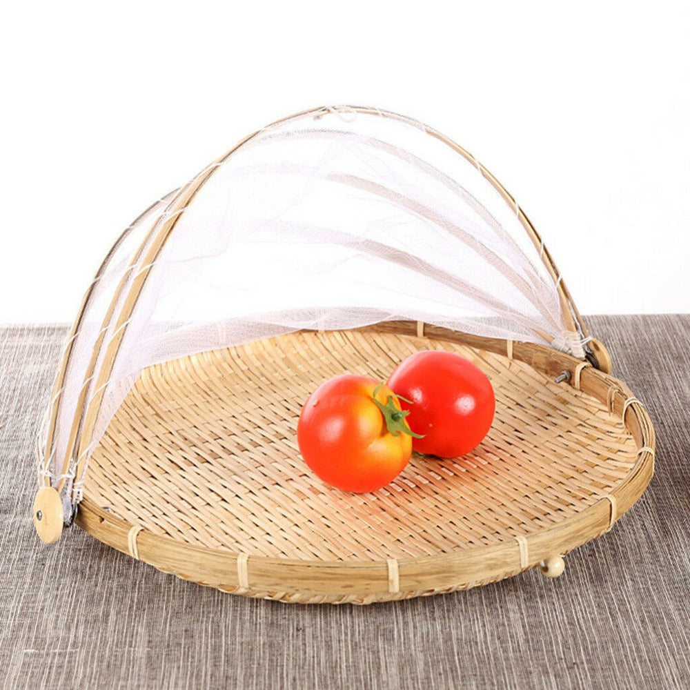 Hand-Woven Bug-Proof Serving Tray